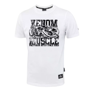 Koszulka Venom vs Muscle biała Pretorian - przód