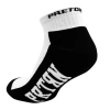 Skarpetki krótkie Pretorian biało-czarne - sportswear