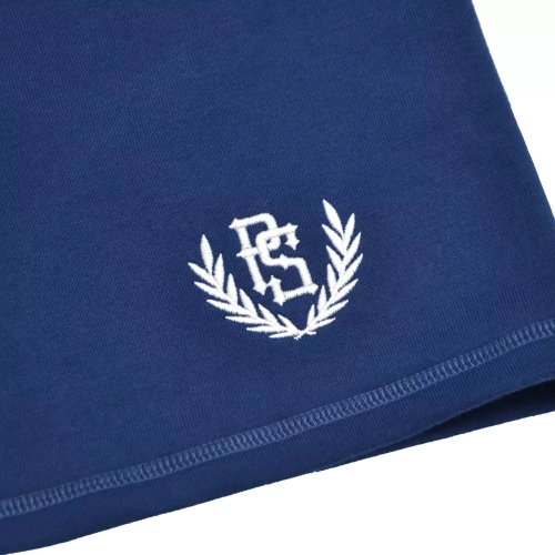 Spodenki bawełniane PS granatowe Pretorian - haft z logo